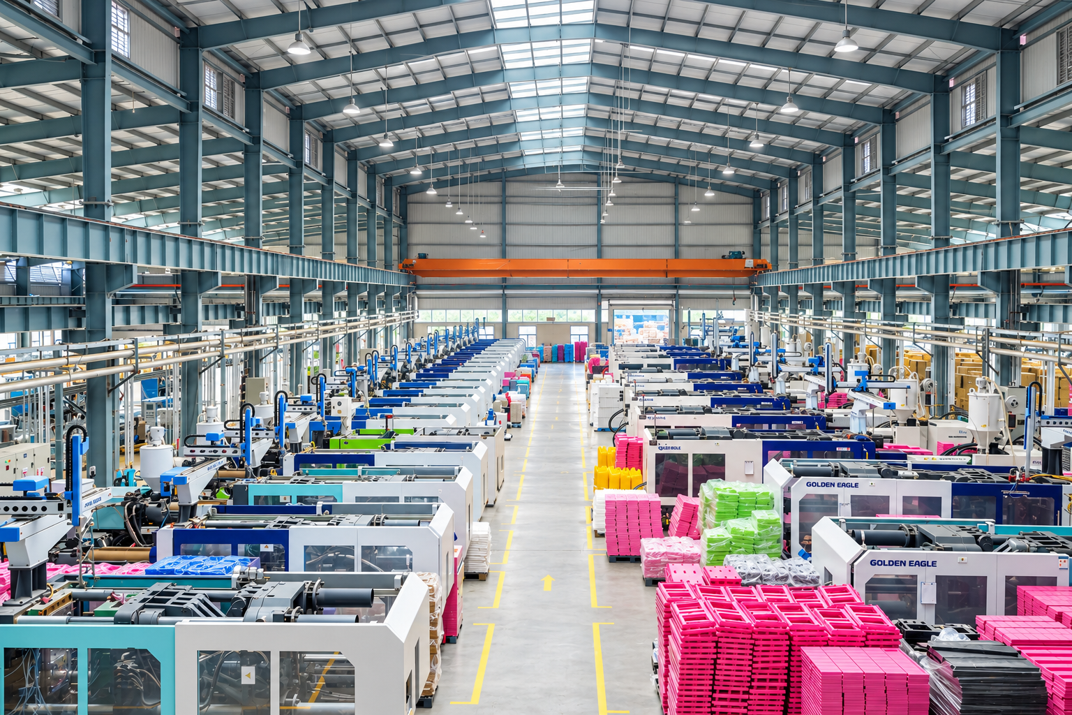Modern automated production line at Akij Homeware